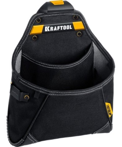 Сумка поясная KRAFTOOL KP-12 с креплением FastClip, 12 карманов, 260х340 мм [38774]
