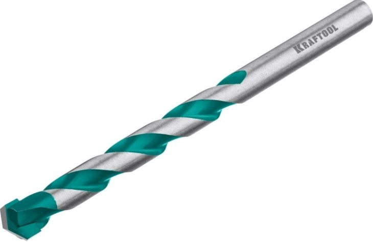 Сверло по керамограниту KRAFTOOL KERAMO 12х160 мм с твердосплавной пластиной [29175-160-12]