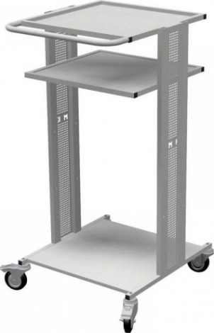 Тележка диагностическая открытая FERRUM 06.201-9007 серый металик, 600х500х1010 мм