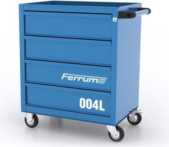 Тележка инструментальная FERRUM "CLASSIC" 02.004L-5015 4 ящика (синяя) [02.004L-]