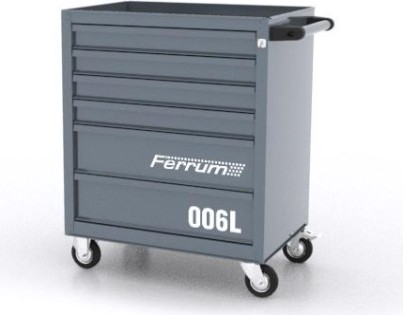 Тележка инструментальная FERRUM "CLASSIC" 02.006L-9007 6 ящиков (серая) [02.006L-9007]