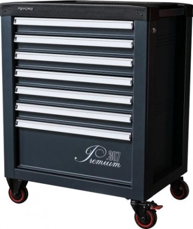 Тележка инструментальная FERRUM "PREMIUM" с 7 ящиками 772х522х960 мм (серая) 12.307