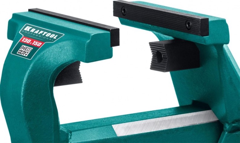 Тиски KRAFTOOL FORGE-130/150 с регулировкой компенсации люфта [32700-150]