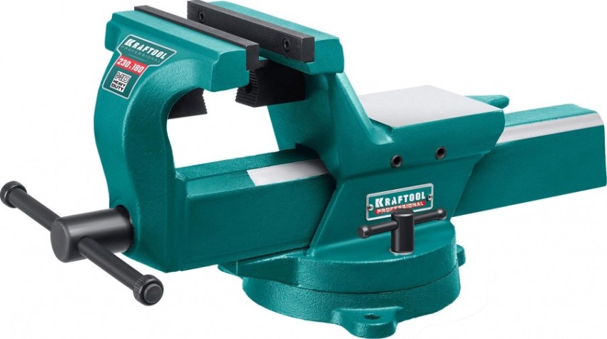 Тиски KRAFTOOL FORGE-180/230 с регулировкой компенсации люфта [32700-230]