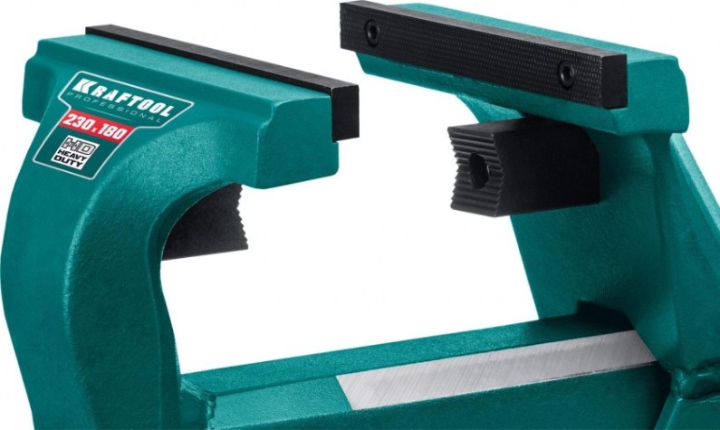 Тиски KRAFTOOL FORGE-180/230 с регулировкой компенсации люфта [32700-230]