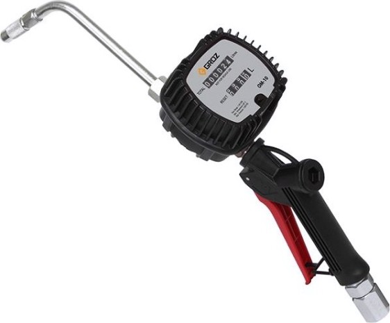 Топливораздаточный пистолет GROZ OM/10/OGY/RM/B 1/2", механический масломер GR45742 [GR45742]