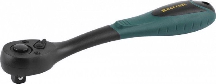 Трещотка для торцовых головок KRAFTOOL "EXPERT" 1/2", 72 зуба 27796-1/2 [27796-1/2_z02]