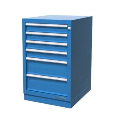 Тумба верстачная FERRUM с 6 ящиками 01.406R-5015 (синий) [01.406R-5015]