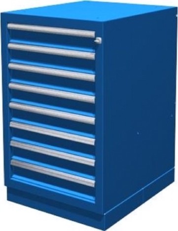 Тумба верстачная FERRUM с 8 ящиками 01.408R-5015 (синий)