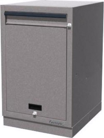 Тумба верстачная FERRUM с дверцей и ящиком 01.411-9007 (серый) [01.411-9007]