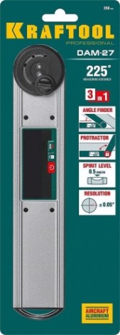 Угломер KRAFTOOL DAM-27 электронный, 250 мм [34684]