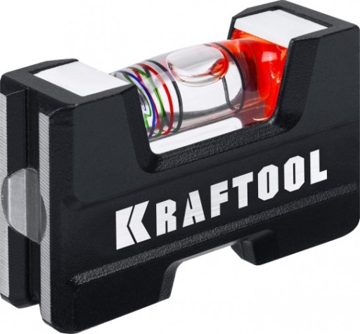 Уровень магнитный KRAFTOOL 34787 компактный литой 76 мм 5-в-1