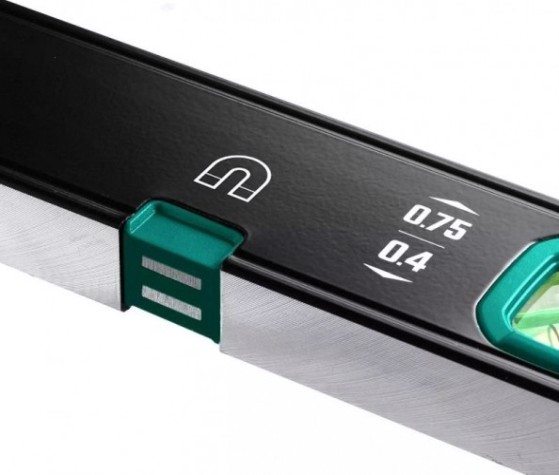 Уровень строительный KRAFTOOL 1200м мм, магнитный с зеркальным глазком [34785-120]