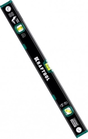 Уровень строительный KRAFTOOL 600мм магнитный с зеркальным глазком [34785-60]