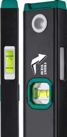 Уровень строительный KRAFTOOL 800мм магнитный с зеркальным глазком [34785-80]