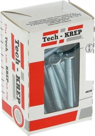 Винт Tech-KREP М 6 х 40 (уп. 40 шт.) DIN965 с потайной головкой оцинкованный [105243]
