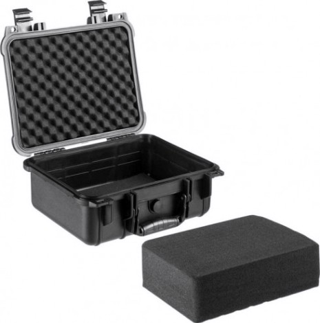 Ящик для инструмента KRAFTOOL "PANZER" ударопрочный пластиковый, степень защиты ip55, 13" [38251-13]