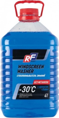 Жидкость стеклоомывающая RUSEFF зимняя (-30 град) 4 л 15230N [15230N]