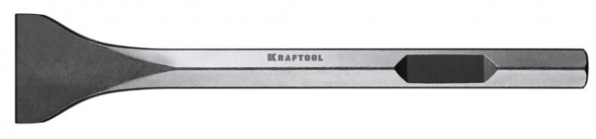 Зубило шестигранное KRAFTOOL 29341-75-400 hex 28 alligator лопаточное, 75х400 мм